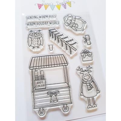 Jane's Doodles Clear Stamps - Hot Cocoa
